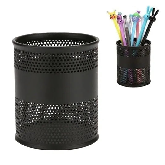 Mesh Metal Stationery Pen Container Pencil Holder Organizer