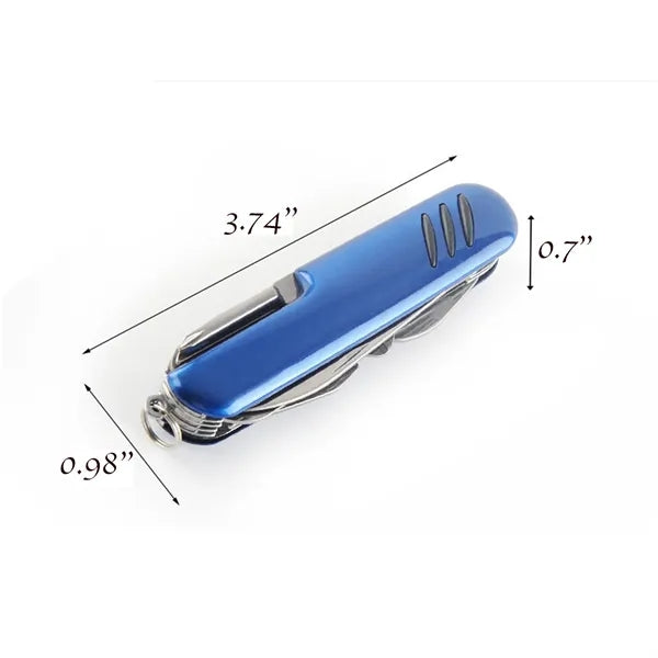 10-in-1 Stainless Steel Multitool Pocket Knife