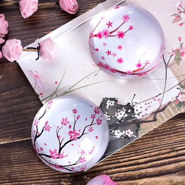 3D Customized Crystal Hemisphere Paperweight