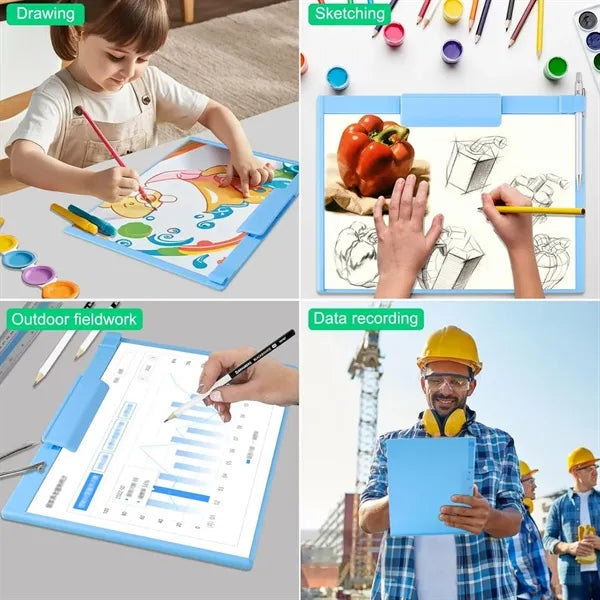 A5 Clipboard Tray Pen Holder for Business Use