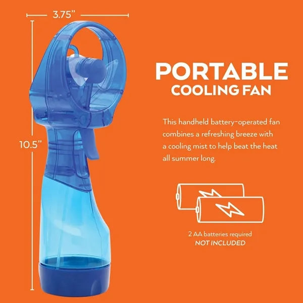 Handheld Battery Powered Water Misting Fan