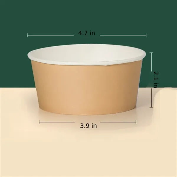 450ML Thick Paper Lunch Box