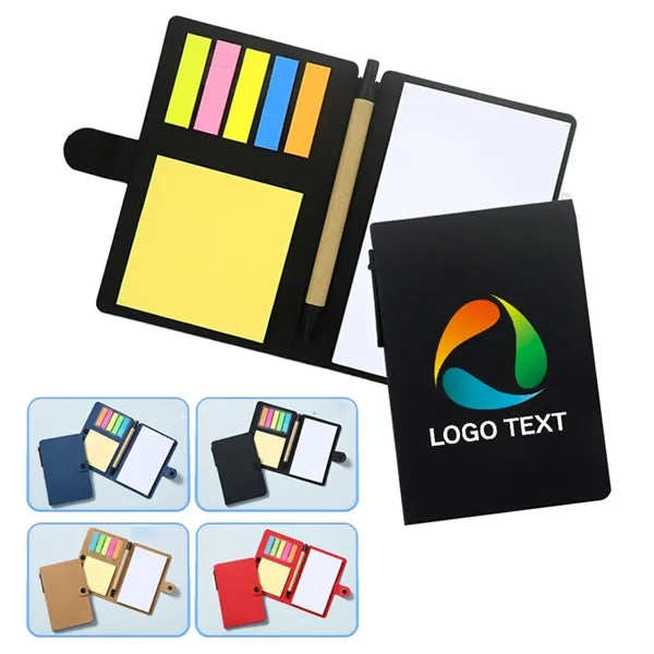 Small Notebook Portable Snap-on Notepad