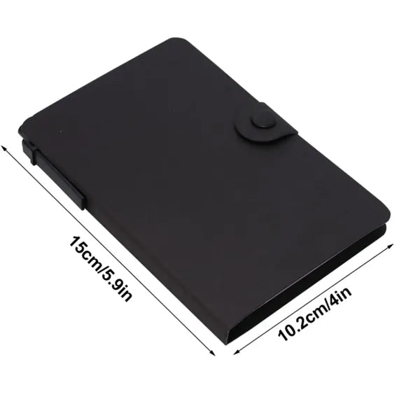 Small Notebook Portable Snap-on Notepad