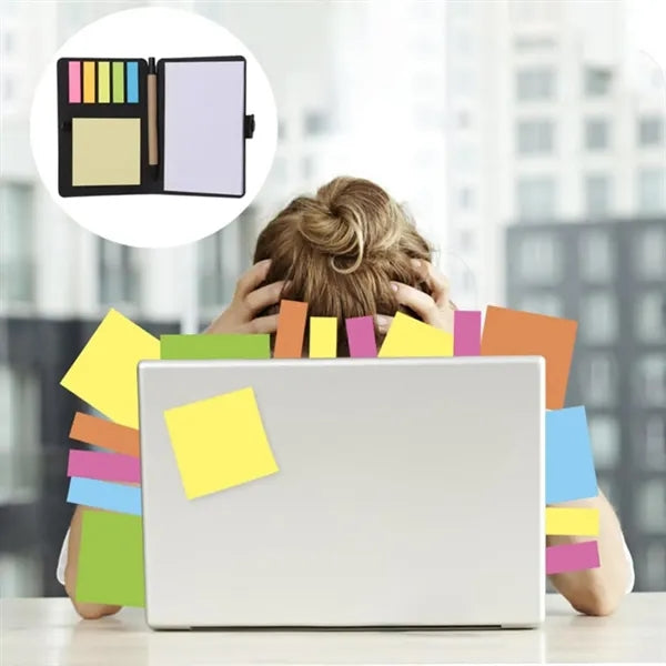 Small Notebook Portable Snap-on Notepad