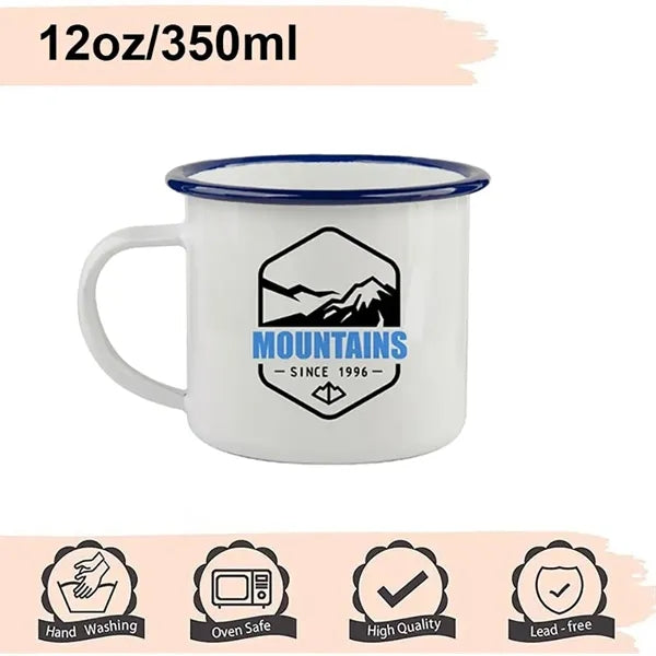 12 Oz Enamel Mug