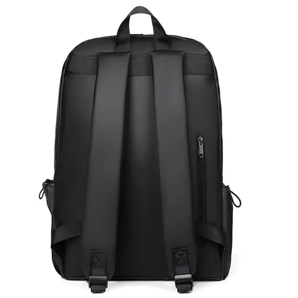 Waterproof Backpack Classical Basic Bag Black Gray