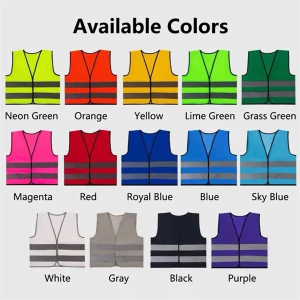Kids Custom High Vis Reflective Waistcoat Safety Vest