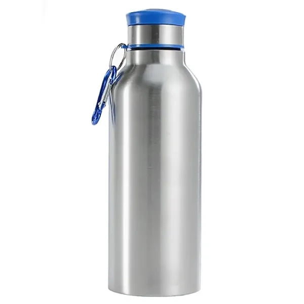24 Oz Stainless Steel Sports Water Bottle With Carabiner