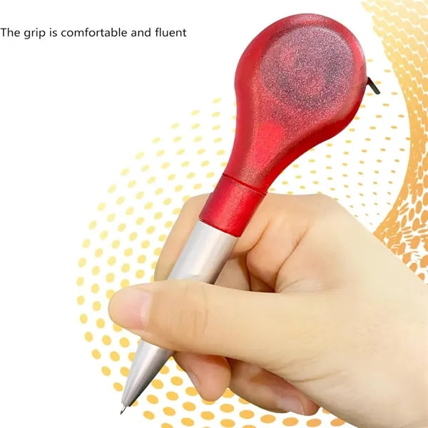 2 in 1 Ballpoint Pen with Ruler Tape Measure