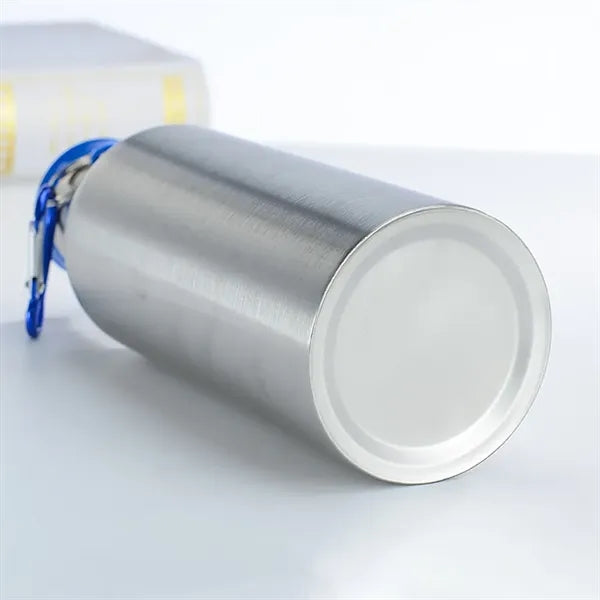 24 Oz Stainless Steel Sports Water Bottle With Carabiner