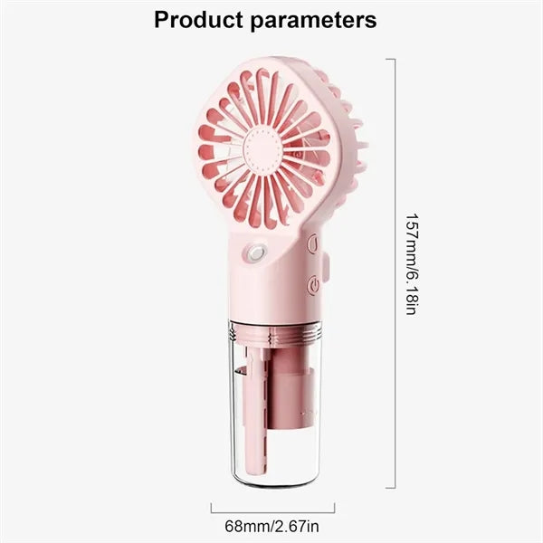 Rechargeable 2 in 1 Spray Fan