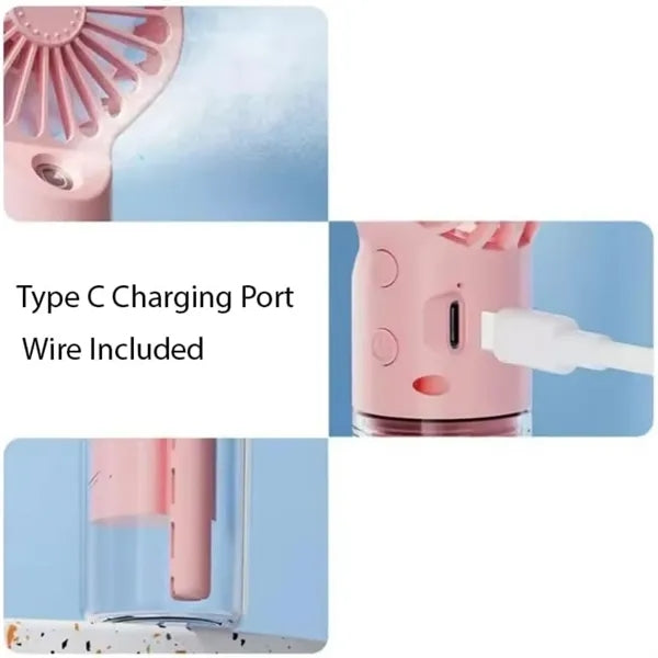 Rechargeable 2 in 1 Spray Fan