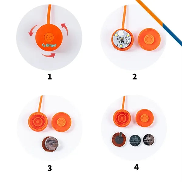 Milod Silicone LED Flashing Light