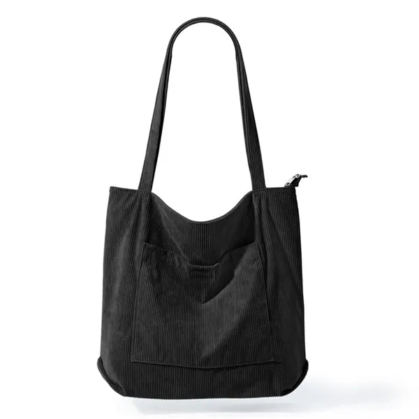 Women Corduroy Tote Bag Large Shoulder Handbags