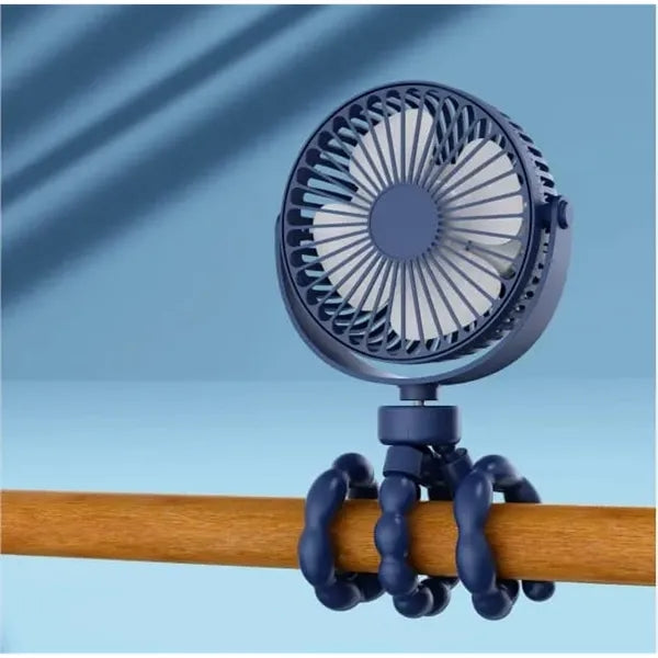 Mini Handheld Octopus Fan For Baby Car Seat