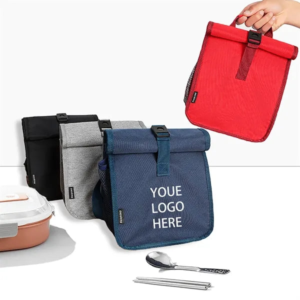 Collapsible Insulated Lunch Bag Travel Tote