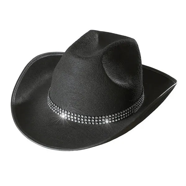 Adjustable Shiny Cowboy Hat - Western Style