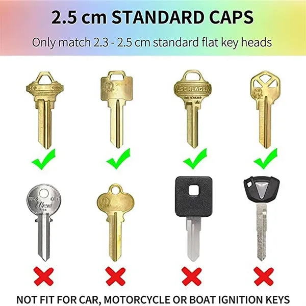New cross-border colorful key rings of easy identification.