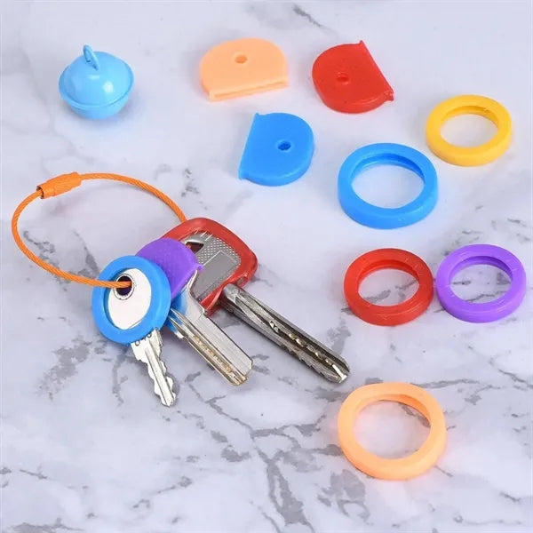 New cross-border colorful key rings of easy identification.