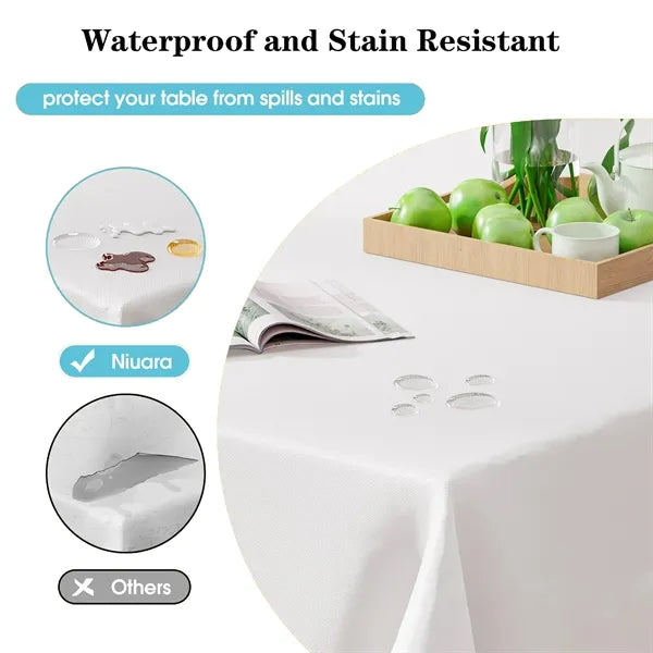 Single Piece Pack of One-Time Use Plastic Tablecloth