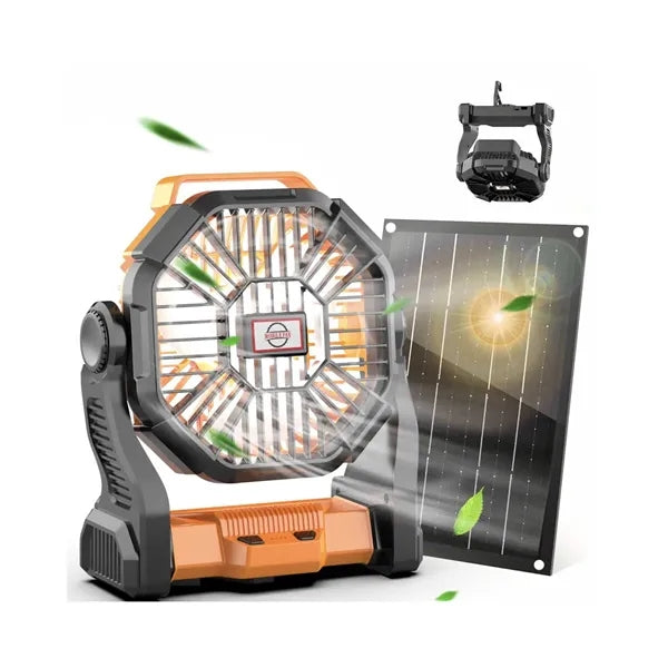 Rechargeable Camp Fan & Emergency Light