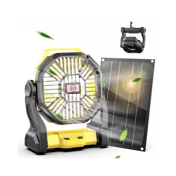 Rechargeable Camp Fan & Emergency Light