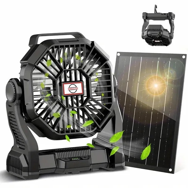 Rechargeable Camp Fan & Emergency Light