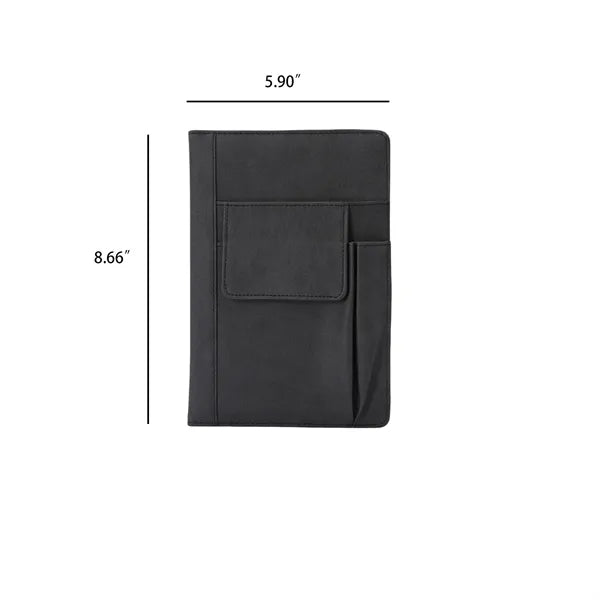 A5 Refillable Lined Leather Journal Notebook Hardcover Paper
