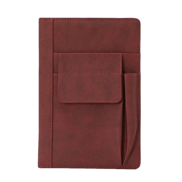 A5 Refillable Lined Leather Journal Notebook Hardcover Paper