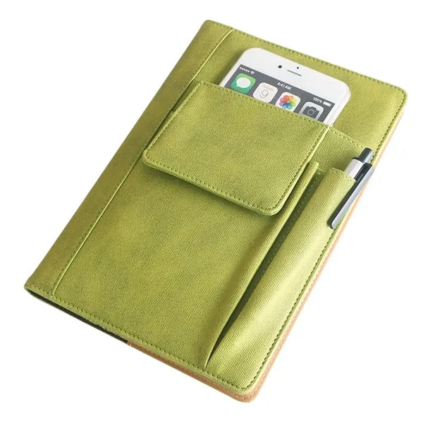 A5 Refillable Lined Leather Journal Notebook Hardcover Paper