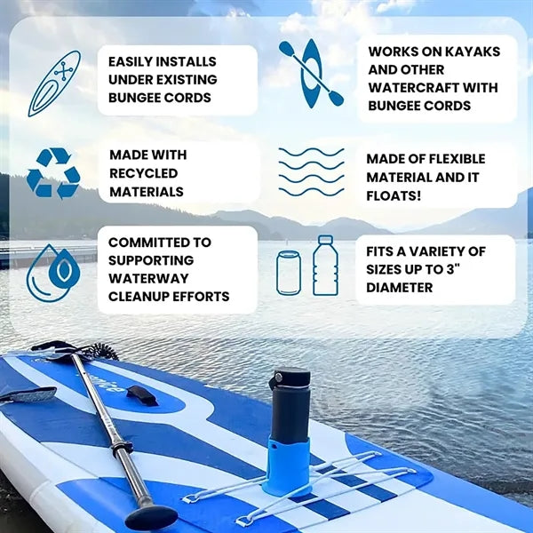 Multi-Purpose Drink Holder for Kayaks & Paddle Boards