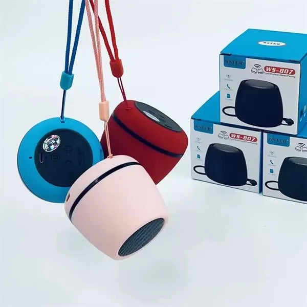 Portable Mini Bluetooth Speaker With Strap For Outdoor Use