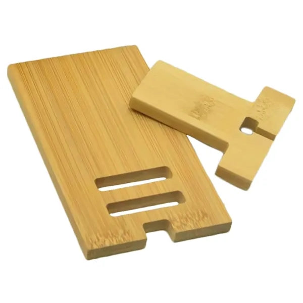 Eco-Friendly Bamboo Cell Phone Stand