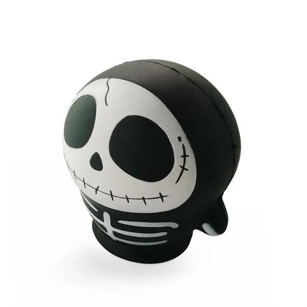 Halloween PU Skull Skeleton Toy Squishy Stress Reliever