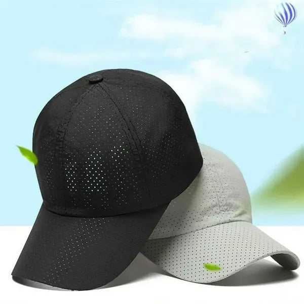 Summer Breathable Quick-Dry Cap with Laser Perforation