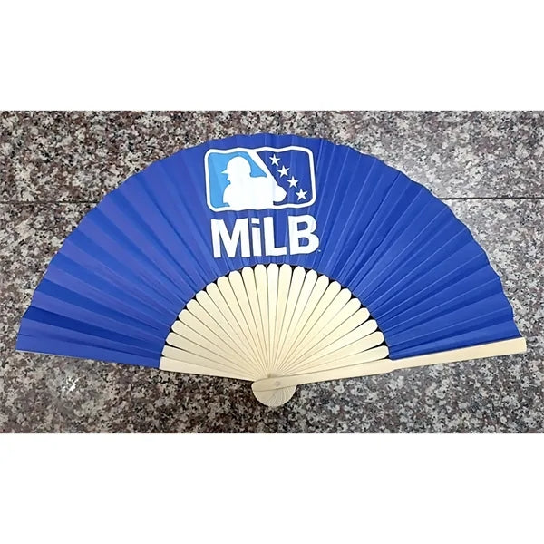 8" Bamboo Paper Hand Fan