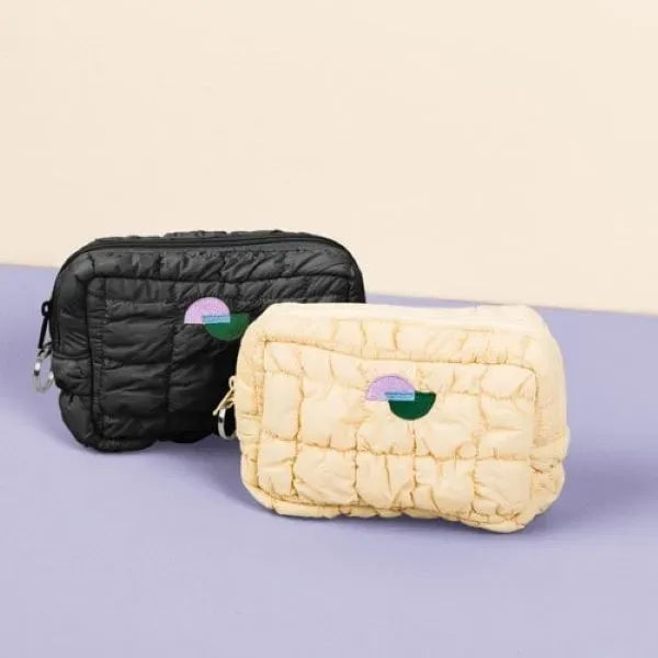 Lil Biz Pouch - Cloud Quilted Material