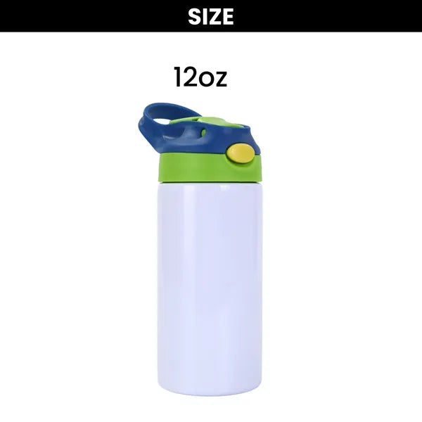 Kids' Stainless Steel Thermal Cup with Handle (12oz)