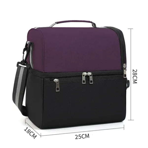 Two-Tone Colors Lunch Bag
