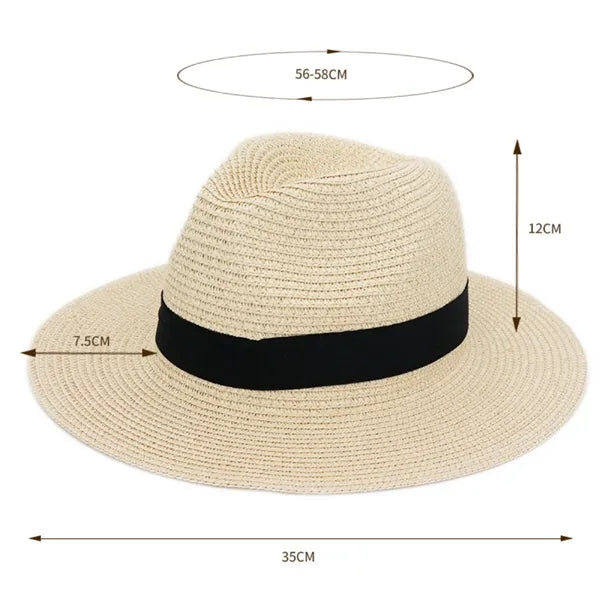 Wide Brim Straw Sun Breathable Summer Hat