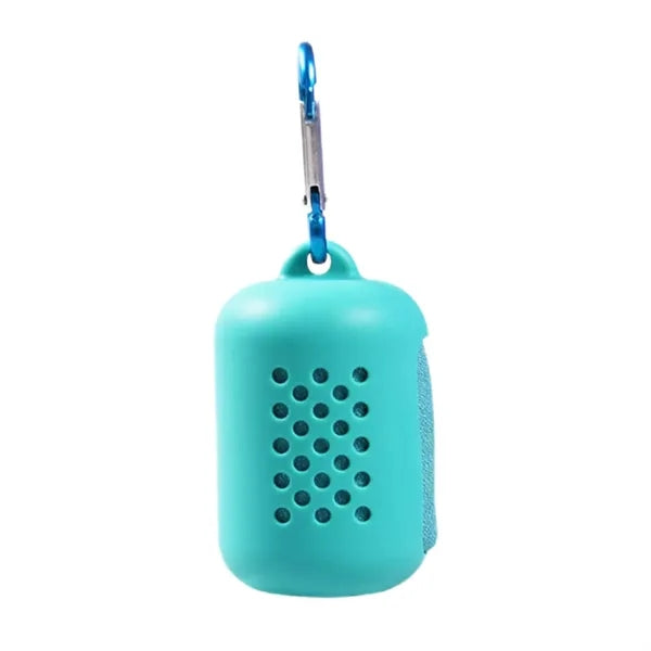 Silicone Case Summer Sports Cooling Towel