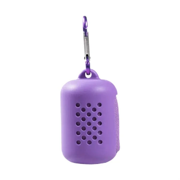 Silicone Case Summer Sports Cooling Towel