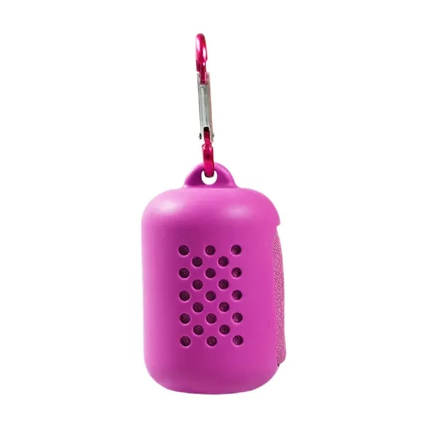 Silicone Case Summer Sports Cooling Towel
