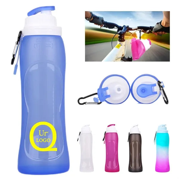 17Oz Collapsible Folding Water Bottle