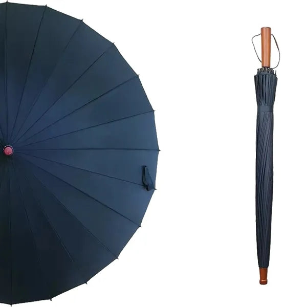 Wood Handle Straight Umbrella