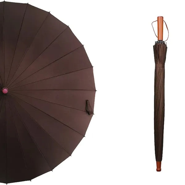Wood Handle Straight Umbrella