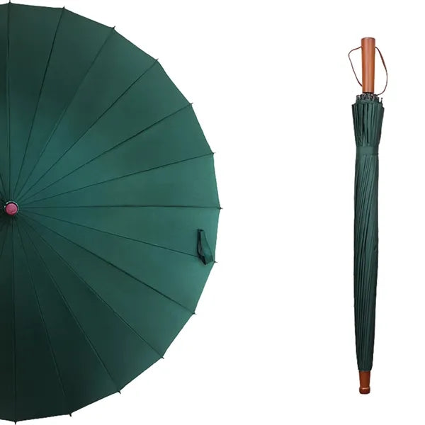 Wood Handle Straight Umbrella
