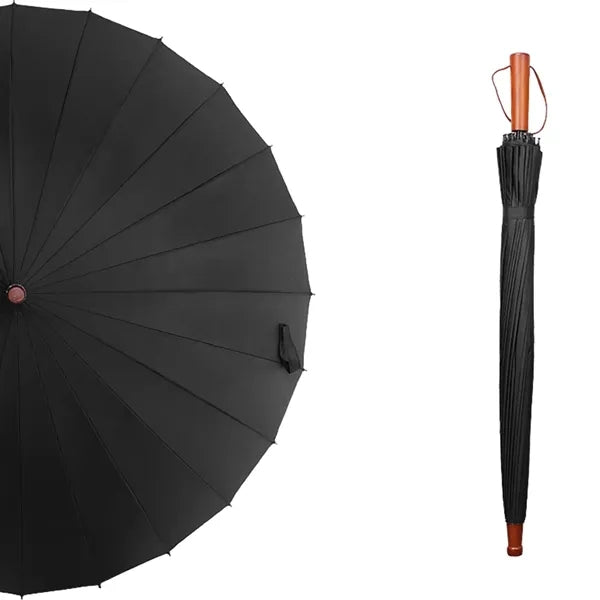 Wood Handle Straight Umbrella