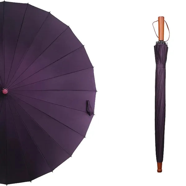 Wood Handle Straight Umbrella